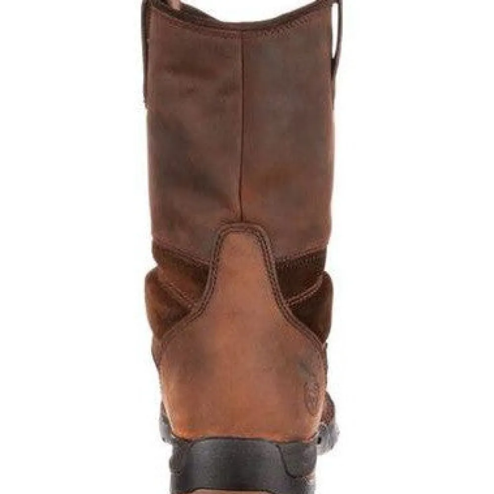 Women Georgia Men's Athens 10" Soft Toe WP Wellington Work Boot -- G4403