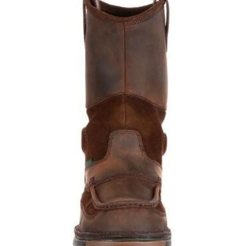 Women Georgia Men's Athens 10" Steel Toe WP Wellington Boot- - G4603