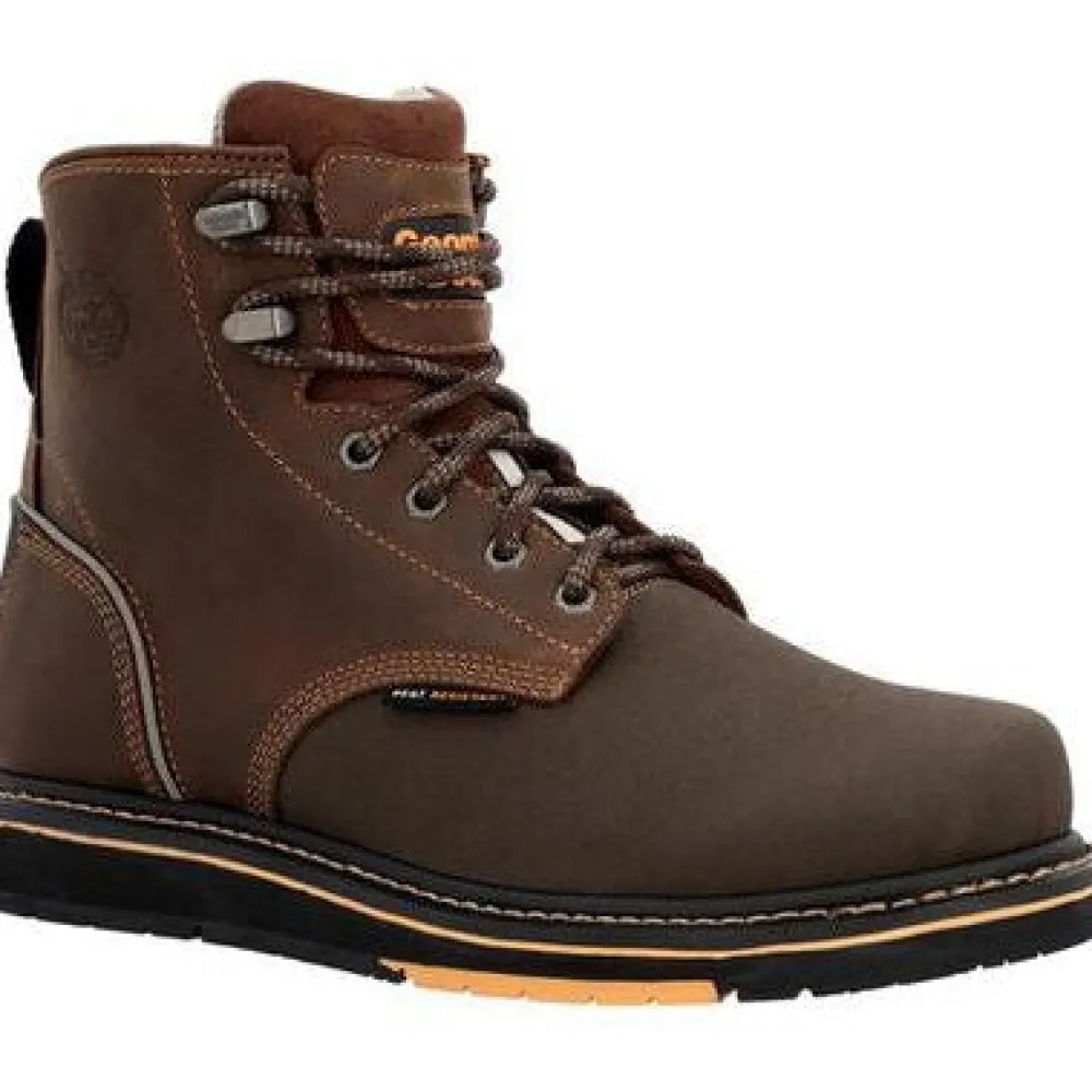 Women Georgia Men's Boot Amp Lt Power 6" Wedge Work Boot -- GB00518