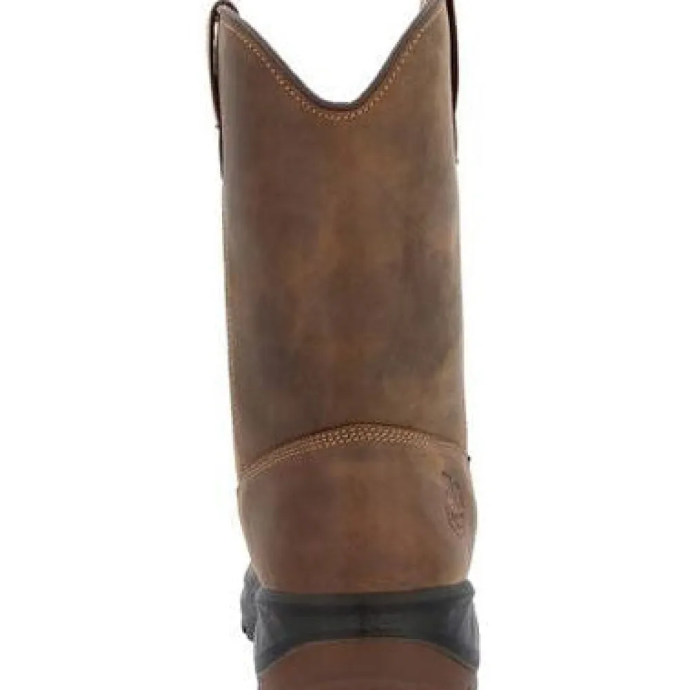 Women Georgia Men's Boot Ot 10" Waterproof Pull On Work Boot -- GB00523