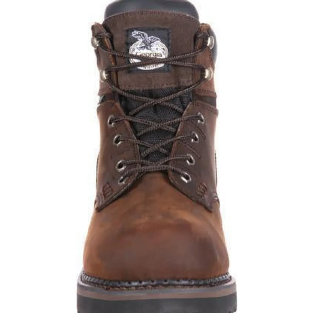 Georgia Men's Brookville 6" Waterproof Work Boot - Brown - G7134