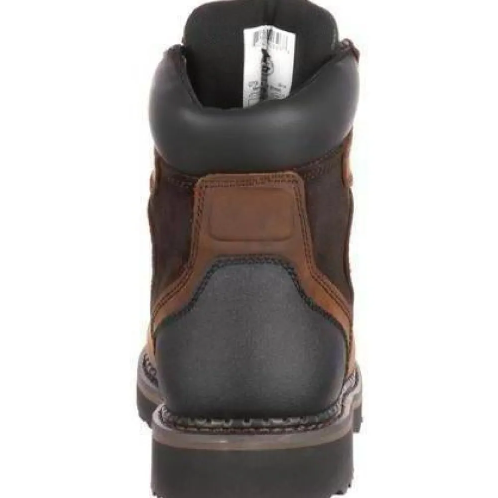 Georgia Men's Brookville 6" Waterproof Work Boot - Brown - G7134