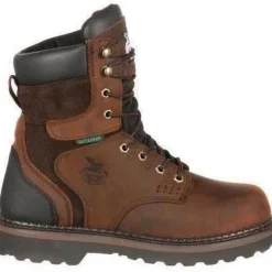 Georgia Men's Brookville 8" Waterproof Work Boot - Brown - G9134