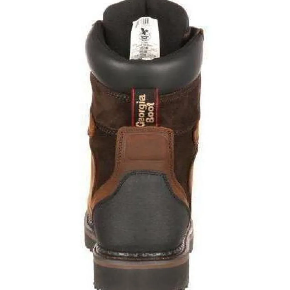 Georgia Men's Brookville 8" Waterproof Work Boot - Brown - G9134