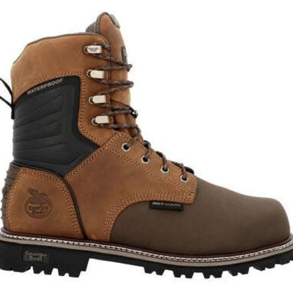 Georgia Men's Brute 8" Comp Toe WP MG Work Boot- - GB00643