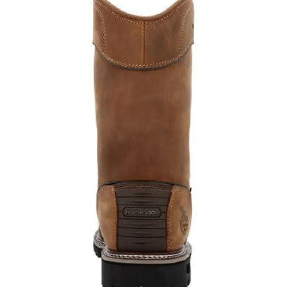 Women Georgia Men's Brute 11" Comp Toe WP MG Work Boot- - GB00644