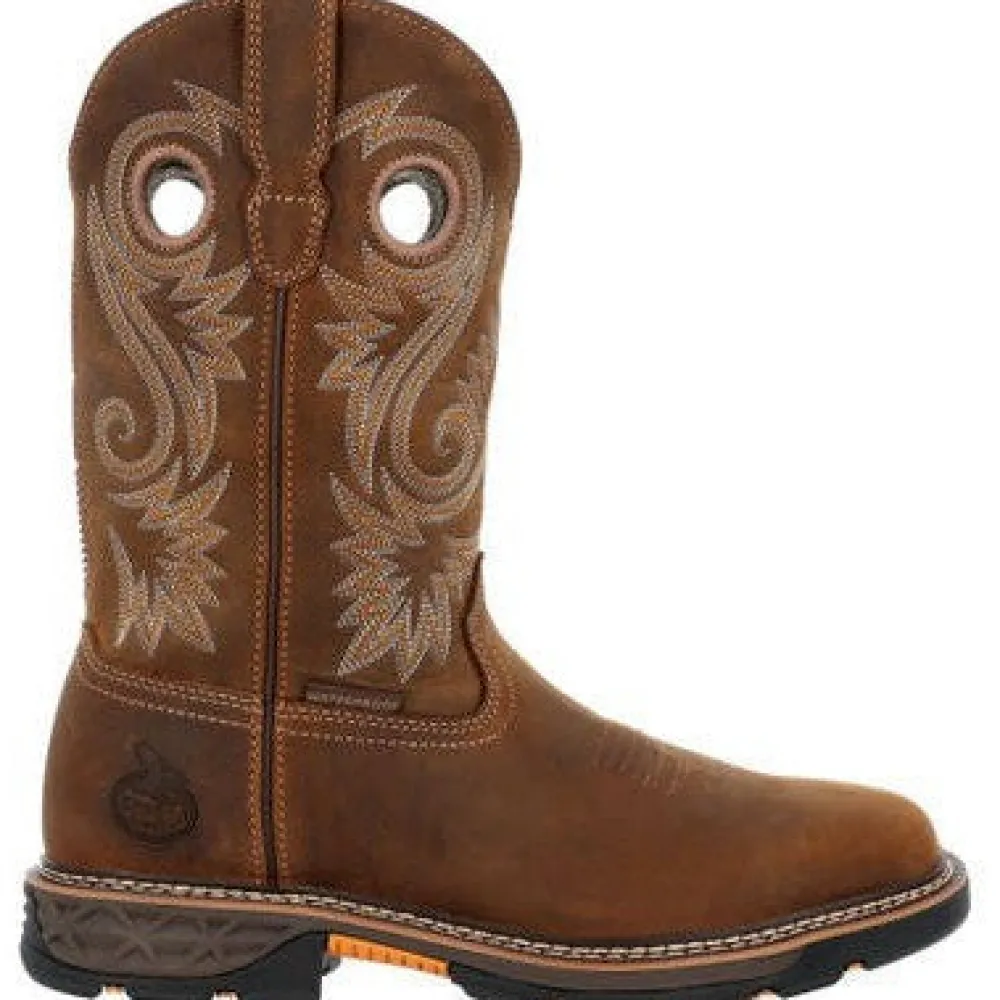 Georgia Men's Carbo Tec FLX 11" Soft Toe WP Pull On Work Boot- - GB00649