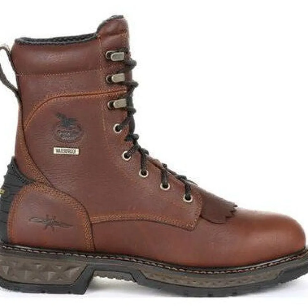 Georgia Men's Carbo Tec LT 8" Soft Toe WP Lacer Work Boot -- GB00309