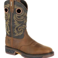 Georgia Men's Carbo-Tec LT 11" Pull-On WP Western Work Boot - GB00266