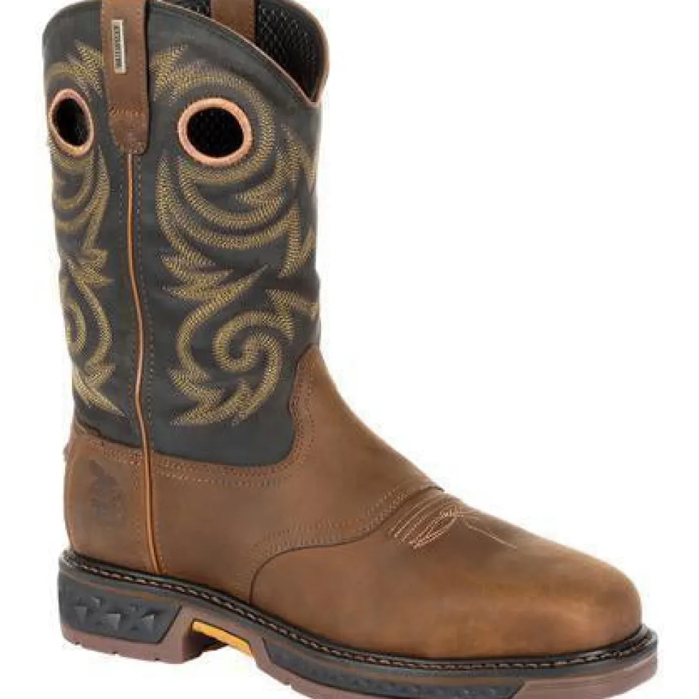 Georgia Men's Carbo-Tec LT 11" Stl Toe WP Western Work Boot -- GB00267