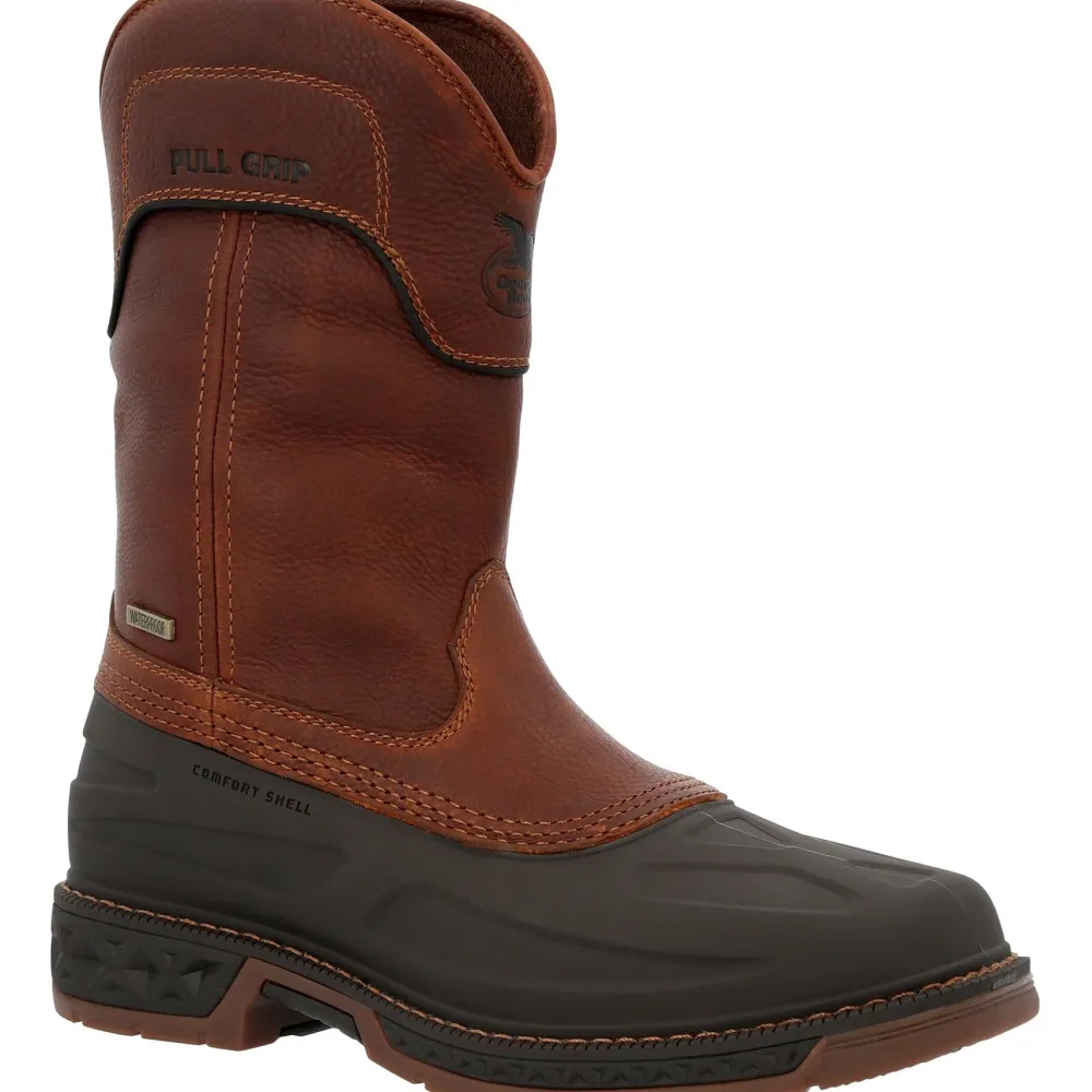 Women Georgia Men's Carbo-Tec LTR 11" Soft Toe WP Wellington Work Boot GB00470