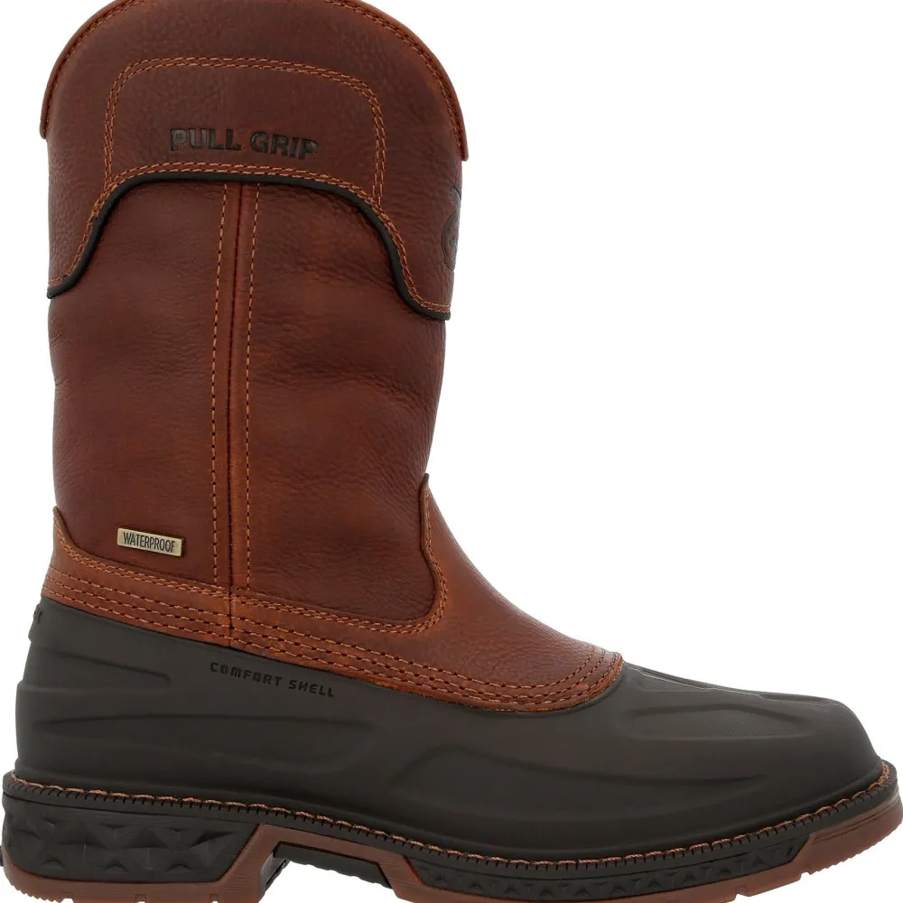 Women Georgia Men's Carbo-Tec LTR 11" Soft Toe WP Wellington Work Boot GB00470