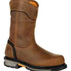 Women Georgia Men's Carbo-Tec LTX 11" Comp Toe WP Pull-On Work Boot- GB00394