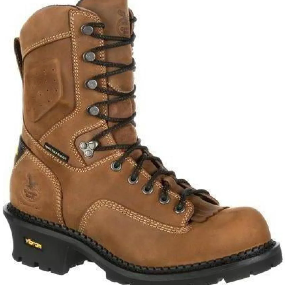 Women Georgia Men's Comfort Core 9" Comp Toe Logger Work Boot GB00097