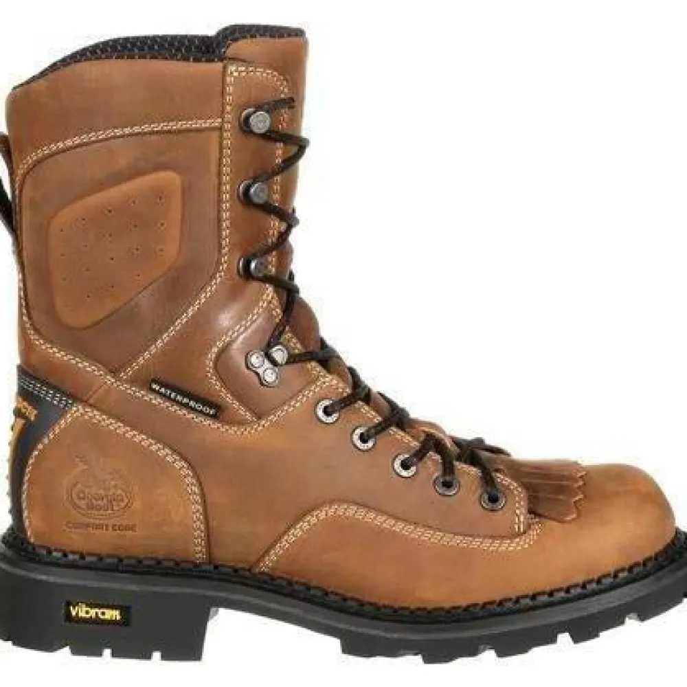 Women Georgia Men's Comfort Core 8" Low Heel Logger Work Boot GB00122