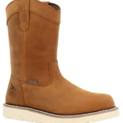 Women Georgia Men's Core 37 10" Soft Toe WP Pull On Wedge Work Boot- - GB00666