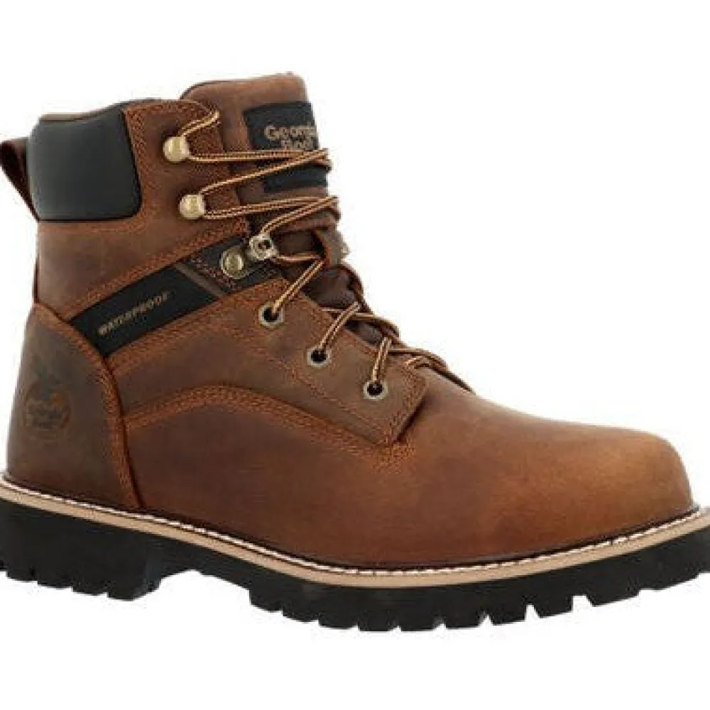 Georgia Men's Core 37 6" Steel Toe WP Work Boot -- GB00636