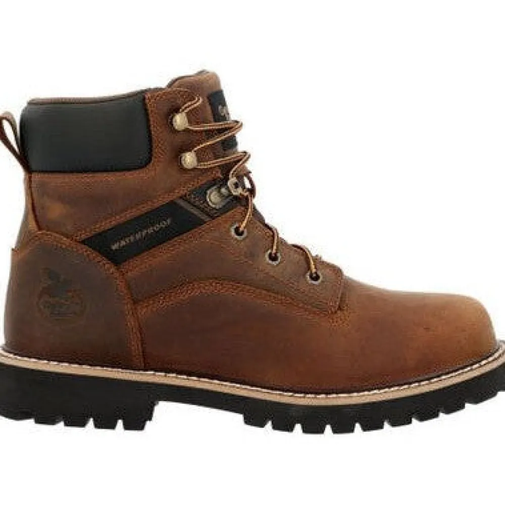 Georgia Men's Core 37 6" Steel Toe WP Work Boot -- GB00636