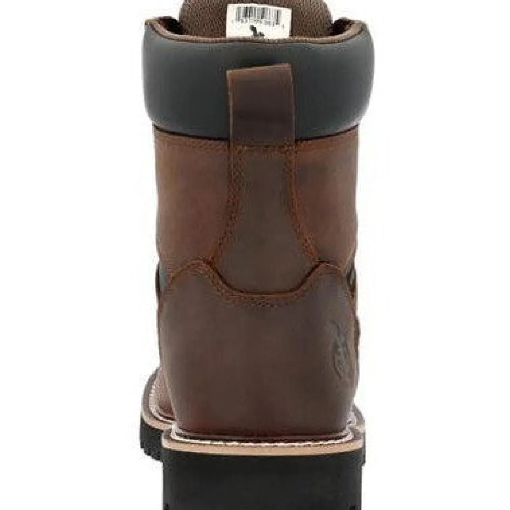 Georgia Men's Core 37 8" Steel Toe WP Lace-Up Work Boot- - GB00674