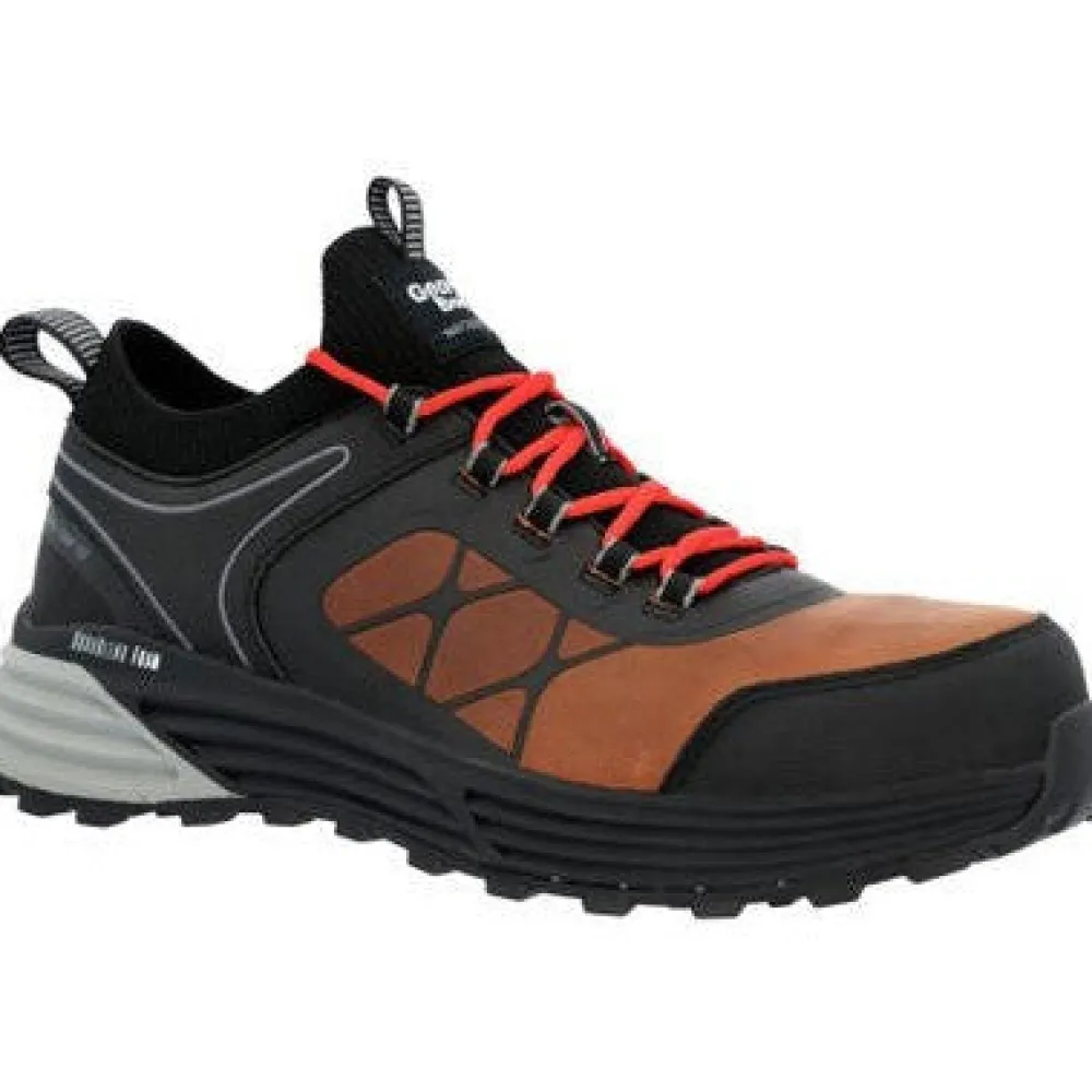Women Georgia Men's Durablend Sport 3" Soft Toe WP Work Shoe -Black- GB00627