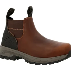 Georgia Men's Eagle Trail 5" Soft Toe WP Chelsea Boot- - GB00478