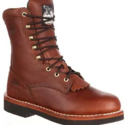 Georgia Men's Farm And Ranch 8" Lacer Work Boot - - G7014