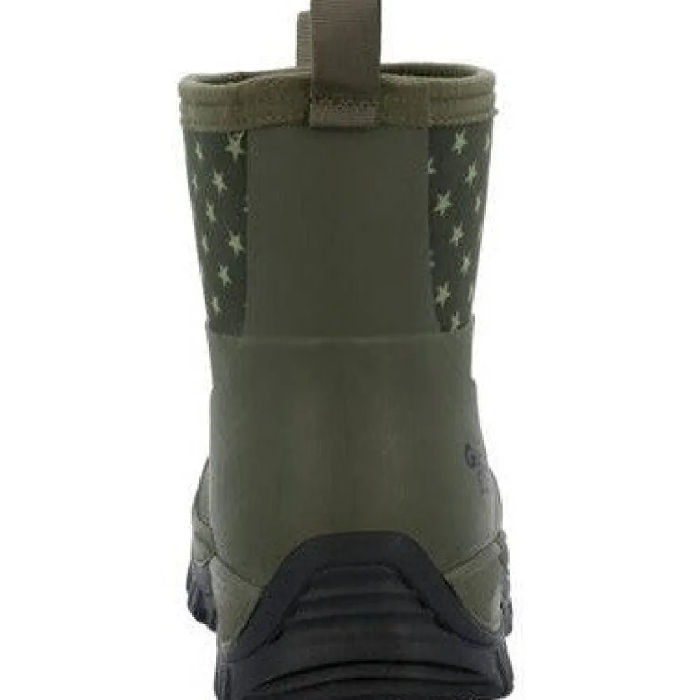 Georgia Men's GBR 8" WP Mid Rubber Work Boot - Dark - GB00631