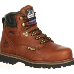 Georgia Men's Hammer 6" Steel Toe MG Work Boot -Brown- G6315