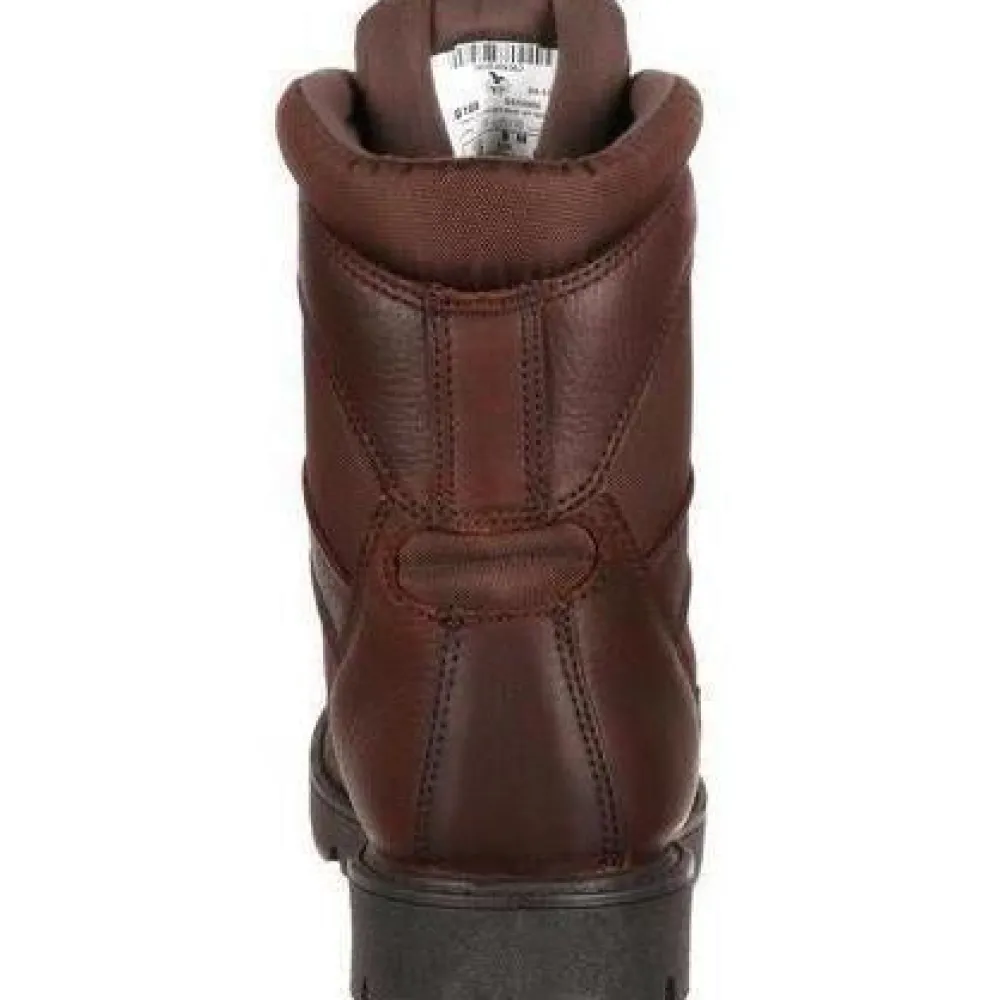 Georgia Men's Homeland 8" Stl Toe Waterproof Work Boot - - G107