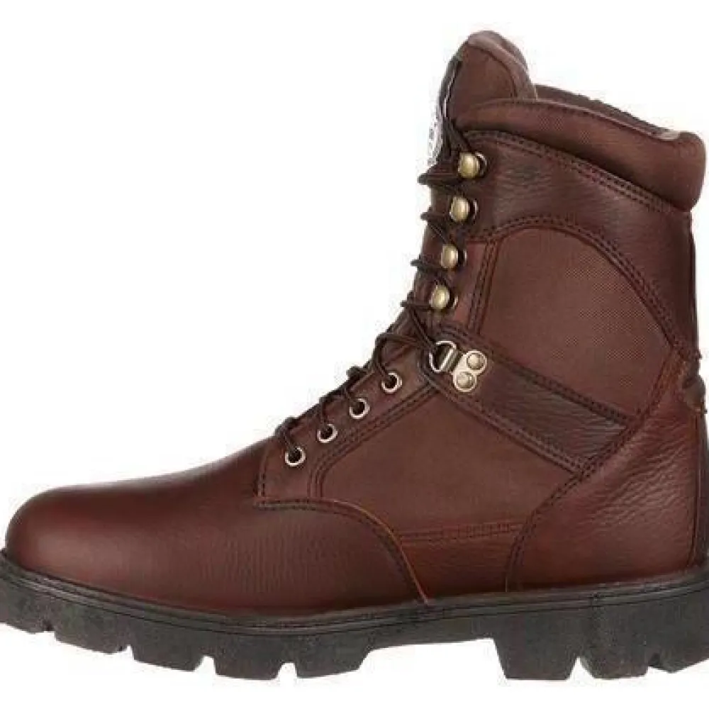 Georgia Men's Homeland 8" Stl Toe Waterproof Work Boot - - G107
