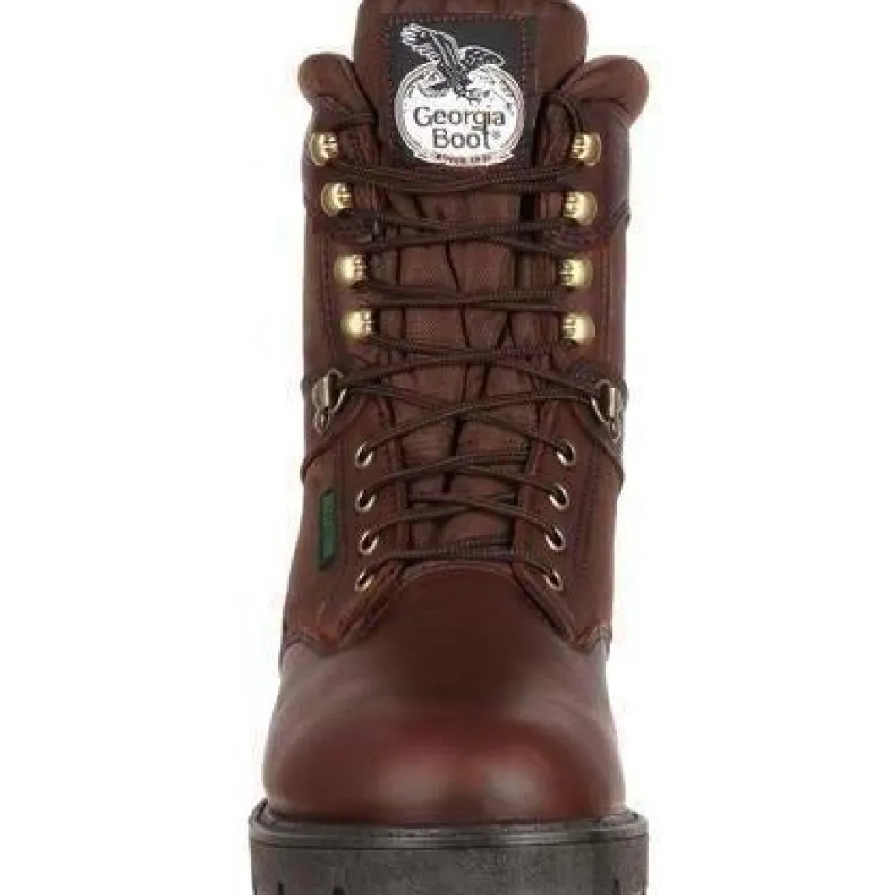Georgia Men's Homeland 8" Stl Toe Waterproof Work Boot - - G107