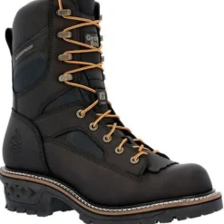 Women Georgia Men's Ltx Logger 9" Soft Toe WP Work Boot -- GB00618