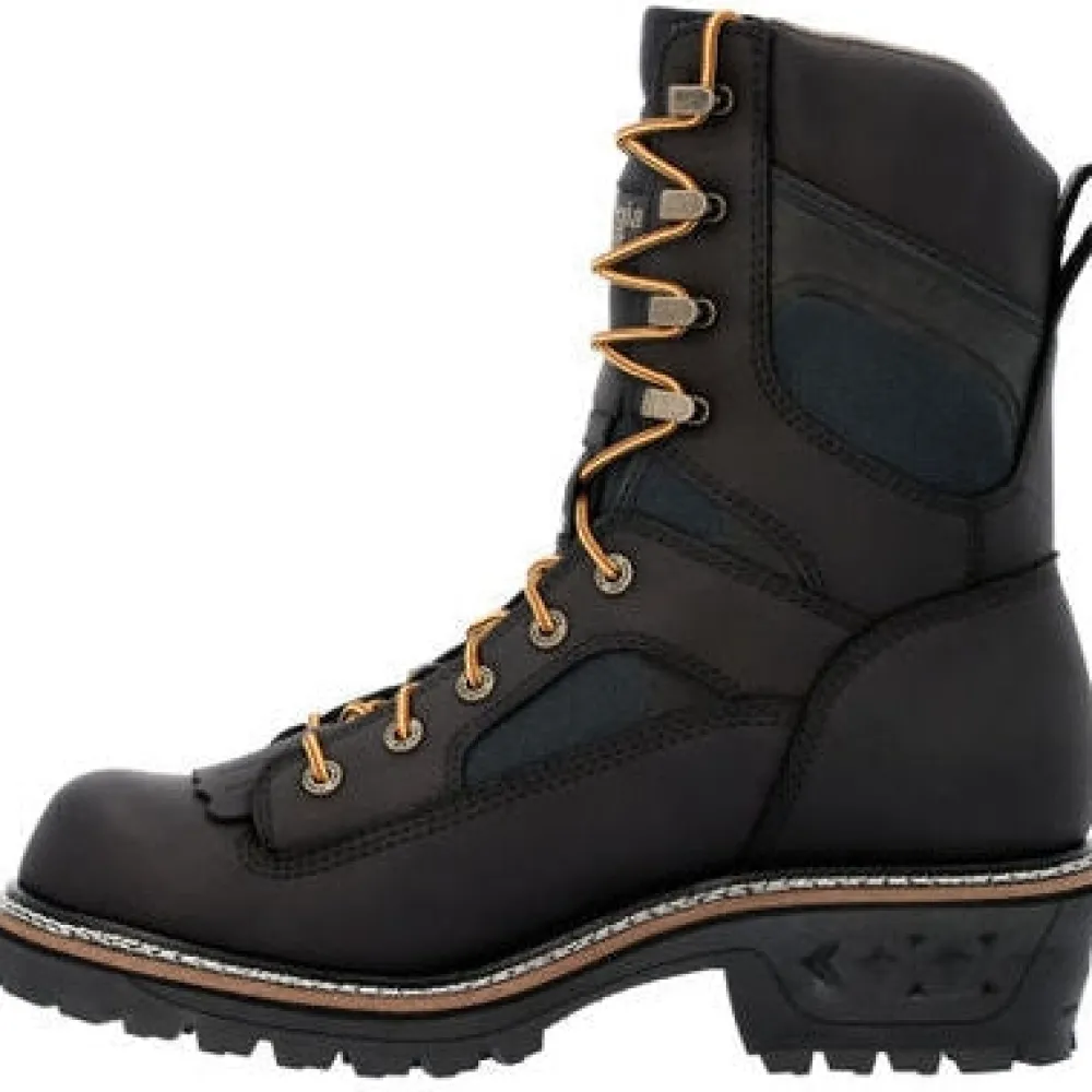 Women Georgia Men's Ltx Logger 9" Soft Toe WP Work Boot -- GB00618