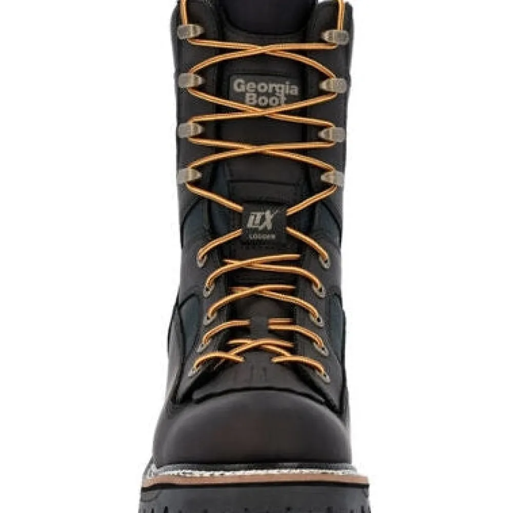 Women Georgia Men's Ltx Logger 9" Soft Toe WP Work Boot -- GB00618