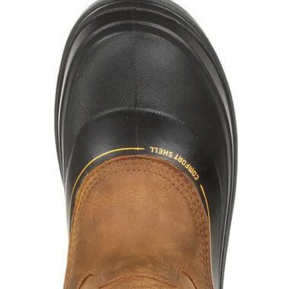 Women Georgia Men's Muddog 11" CT WP Wellington Work Boot- Gold- GB00243