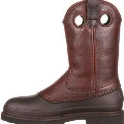 Women Georgia Men's Muddog Steel Toe Wellington WP Work Boot - - G5655