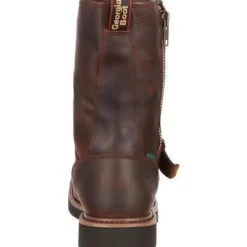 Women Georgia Men's Side Zip Waterproof Wellington Work Boot - - G4124