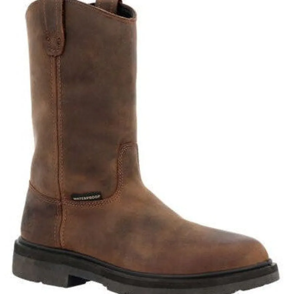 Women Georgia Men's Suspension 11" WP Wellington Work Boot -- GB00085