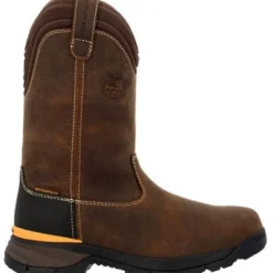 Women Georgia Men's TBD 11" Soft Toe WP Wellington Pull On Work Boot -- GB00598