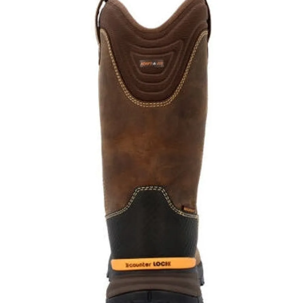 Women Georgia Men's TBD 11" Soft Toe WP Wellington Pull On Work Boot -- GB00598