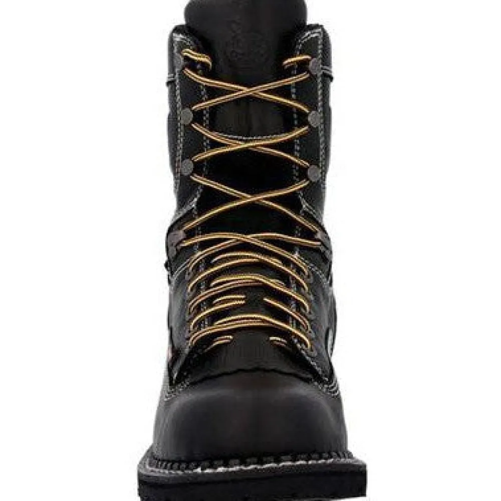 Women Georgia Men's USA Logger 8" Soft Toe WP Work Boot -- GB00603