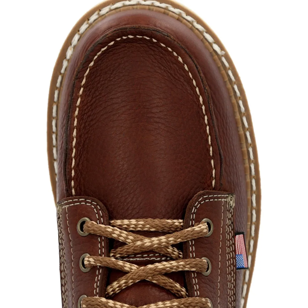 Georgia Men's Wedge 8" Moc Toe USA Made Work Boot - - GB00480