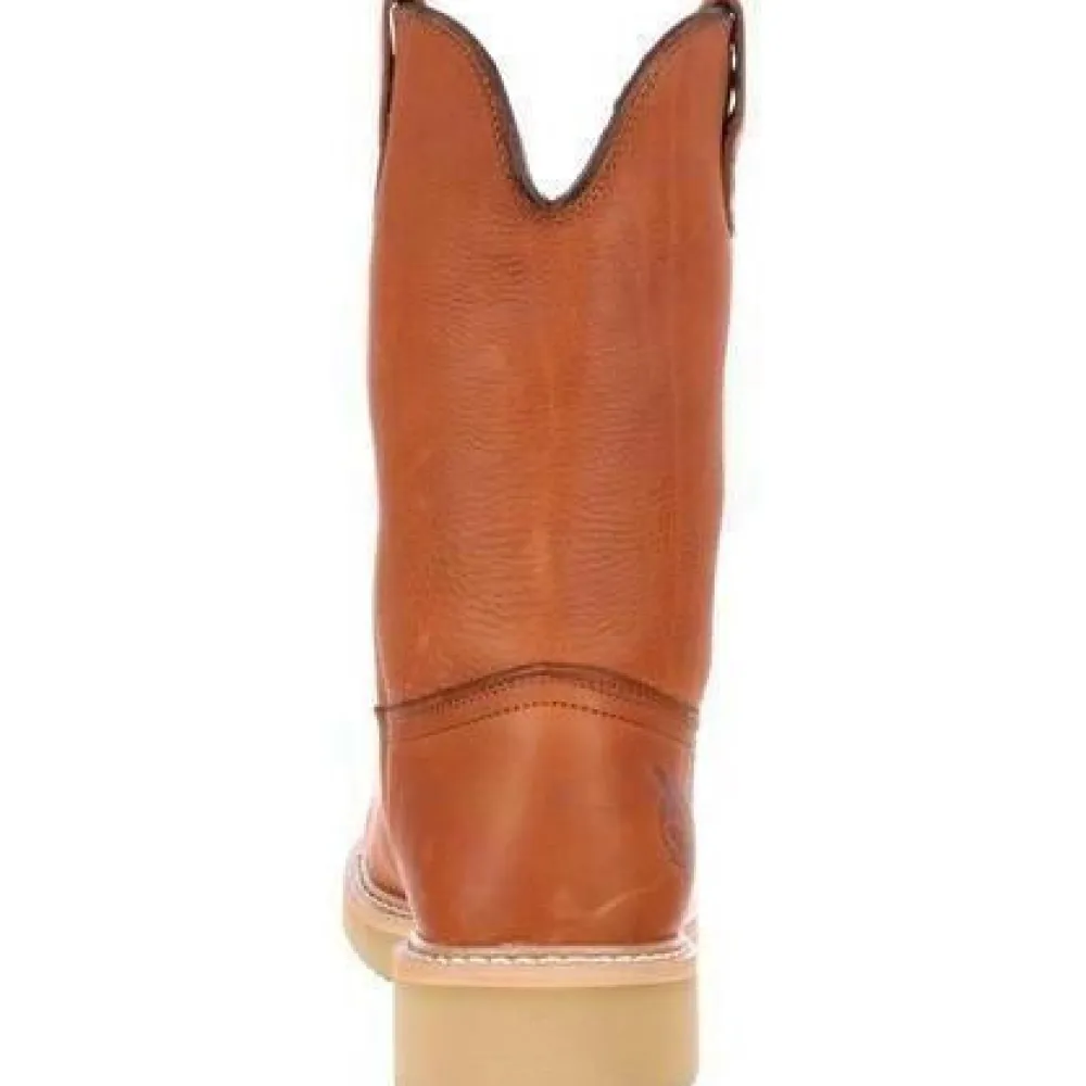 Women Georgia Men's Wedge Steel Toe Wellington Wedge Work Boot - - G5353