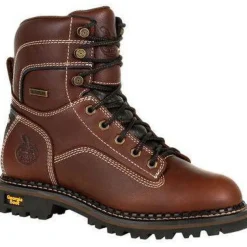 Women Georgia Women's AMP LT Logger Alloy Toe WP Work Boot - - GB00428
