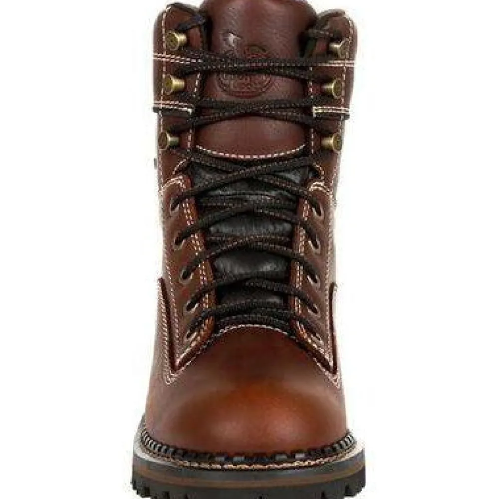 Women Georgia Women's AMP LT Logger Alloy Toe WP Work Boot - - GB00428