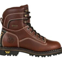 Women Georgia Women's AMP LT Logger WP Low Heel Work Boot - - GB00427