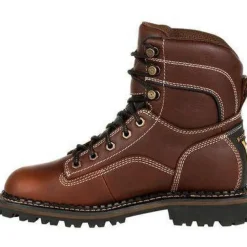 Women Georgia Women's AMP LT Logger WP Low Heel Work Boot - - GB00427