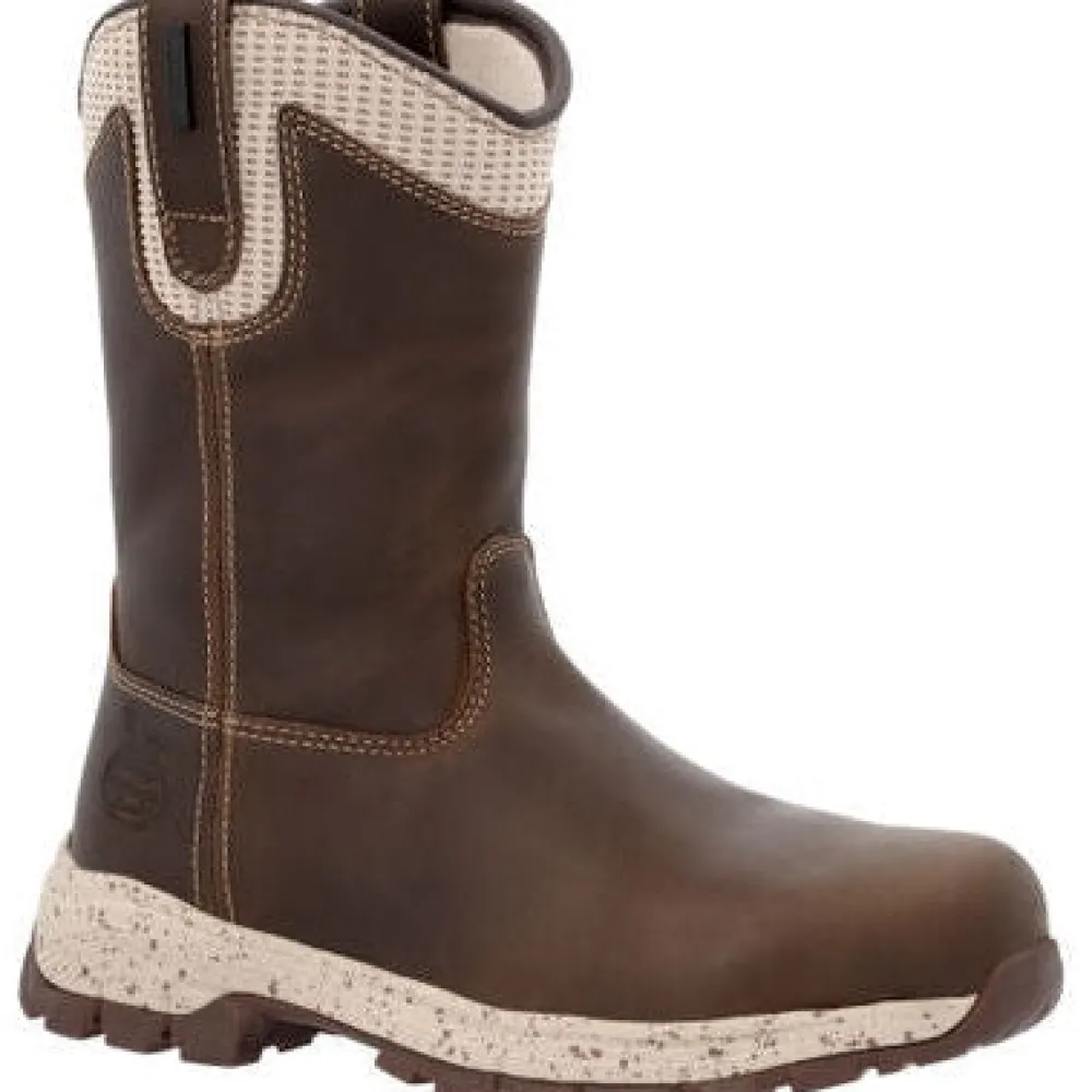 Georgia Women's Eagle Trail 10" WP Alloy Toe Work Boot -- GB00557