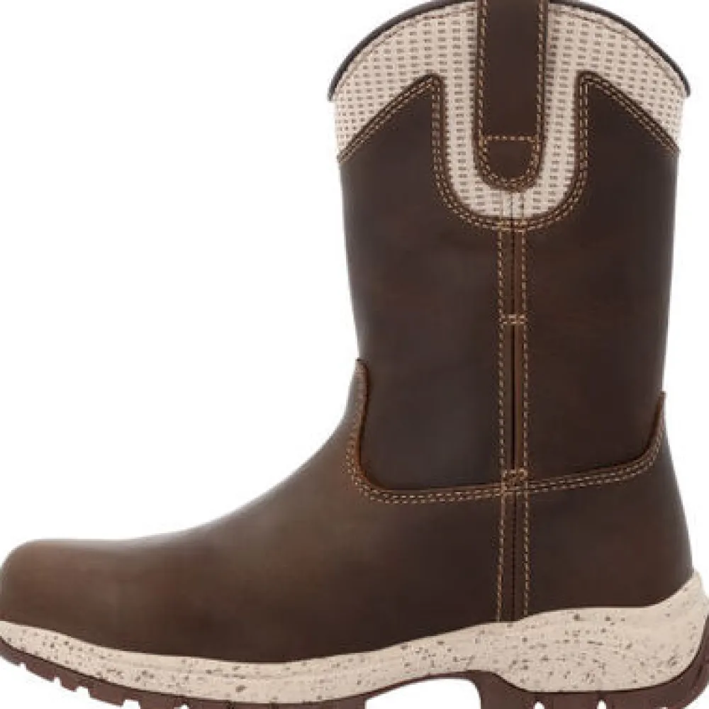 Georgia Women's Eagle Trail 10" WP Alloy Toe Work Boot -- GB00557