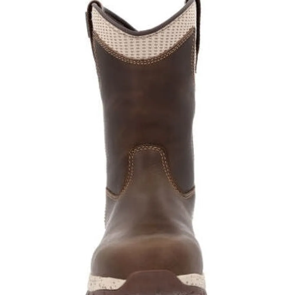 Georgia Women's Eagle Trail 10" WP Alloy Toe Work Boot -- GB00557